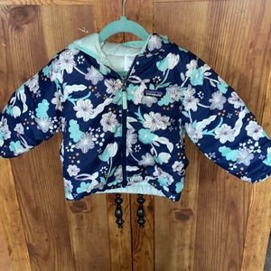 Patagonia Toddler Girls Reversible Winter Jacket